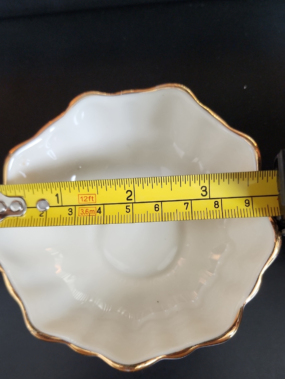 VTG Lenox Vase and Trinket Dish - 24K Gold Trim - Picture 8 of 8